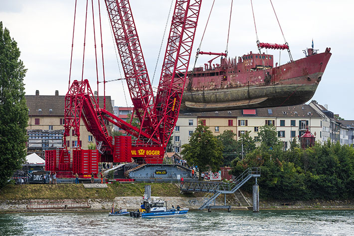 Erste Einsätze mit V-Frame an Liebherr LR 11000 überzeugen